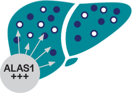 Chart depicting AHP mechanism of disease